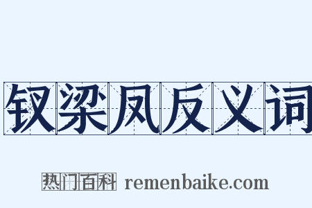 钗梁凤反义词是什么意思的图片